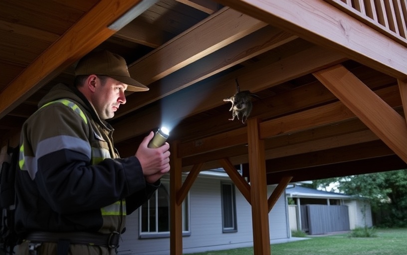 Under Deck Possum Removal in Marrickville
